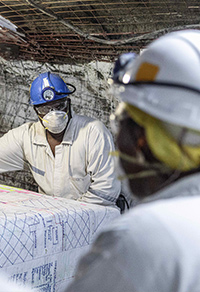 people working in a lab